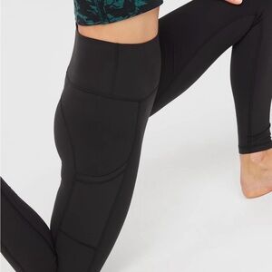 Aerie high wasted pocket Black Leggings